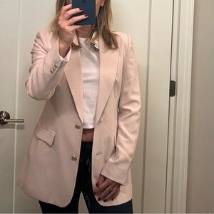 Zara pink suit jacket. Size small. Tags still on.